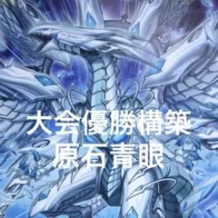 遊戯王 原石青眼 デッキ 大会優勝構築 本格構築 メイン40枚＋EX15枚