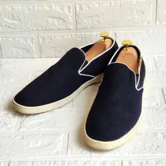 TAKEO KIKUCHI✨スリッポンシューズ　27cm　ネイビー