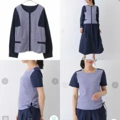 新品✨ヒロコビス/ネイビー ジャケット&半袖 9サイズ