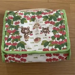 さくらんぼデザインおむつポーチ