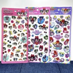 正規品　パワーパフガールズ　エポキシステッカー　キャンディーグリッターステッカー