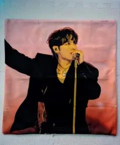 BTS ジョングク フォトデザイン クッションカバー ホビさんのライブの時のグク