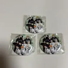 ハイキュー　東武動物公園コラボ缶バッジ　日向　影山　月島　黒尾　弧爪　木兎　宮侑