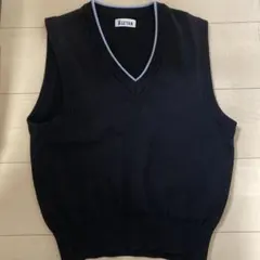 【即日発送】ISETAN Vネック　スクールニットベスト　AK180