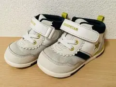 ムーンスターキャロット　ベビーシューズ　スニーカー　グリーン　14cm EE