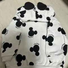 Ｈ&M ミッキーマウス 耳付きフードパーカー