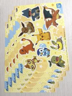 ポケモン キャラクターシール 5枚セット