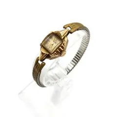 BULOVA アールデコ 手巻き時計 ゴールド 上351のサムネイル