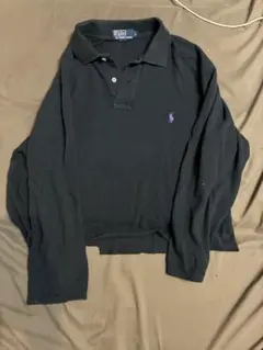 希少 Polo Ralph Lauren ビッグポニー 長袖ポロシャツ 紫
