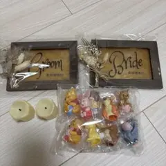 新郎新婦フレームとフィギュアセット