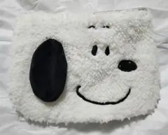 ✨未使用✨スヌーピー もこもこ フラットポーチ