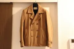 nano-universe ベージュ ダブルブレストジャケット