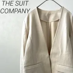 THE SUIT COMPANY ノーカラージャケット ポケット付き シンプル