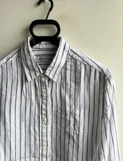 【美品】B:MING by BEAMS リネンシャツ レディース M ストライプのサムネイル