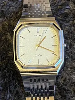 稼働 SEIKO Dolce 腕時計 ホワイトシェル 薄型ケース 3453 - メルカリ