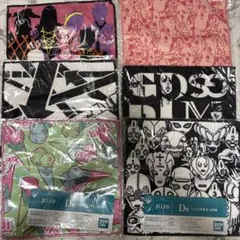 JOJO 黄金の風 一番くじ ハンドタオル 全6種セットのサムネイル