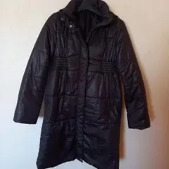 フード付きブラックロングジャケットLサイズC.D.SBASIC