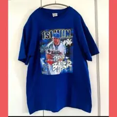 トレバーバウアー　ベイスターズ　Tシャツ　新品未使用　ブルー トレバー・バウアー選手オリジナル応援グッズ『PLAYER PRODUCE 2025