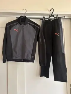 PUMA ジャージセット 130cm グレー/ブラック