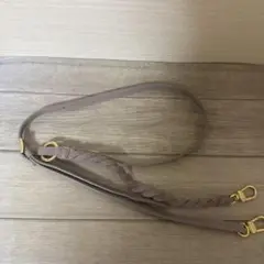 レザー編み込みショルダーストラップ WIZU
