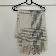 マフラー ホワイト/冬服/防寒/淡色/おしゃれ/ふわふわ