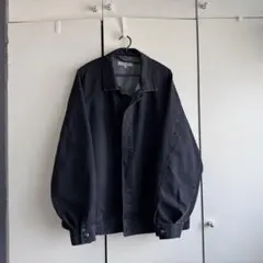 Anchor Smith ビックシルエット デニムジャケット ブラック M
