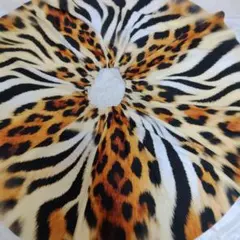 ヒョウ柄ゼブラ柄サーキュラースカート59センチ