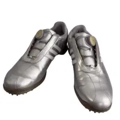 adidas アディダス ゴルフシューズ シルバー 24cm ボア ダイヤル調整