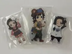 冨岡義勇　繋がるアクリルスタンド　つながる　スクエア缶バッジ　鬼滅の刃　絵巻二期 新品未開封】6点 鬼滅の刃 繋がるアクリルスタンド 第二期 冨岡