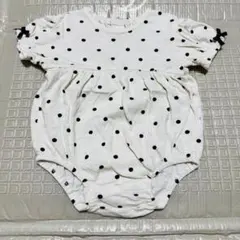 水玉ロンパース 80cm