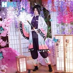 鬼滅の刃　胡蝶しのぶ　コスプレ　ウィッグ・靴追加可