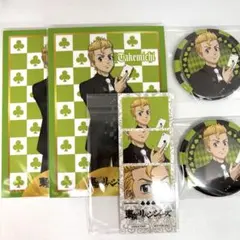 東京リベンジャーズ　プリンセスカフェ　トランプ&スーツ　花垣武道　5点セット