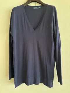 ポロラルフローレン Vネックセーター ネイビー