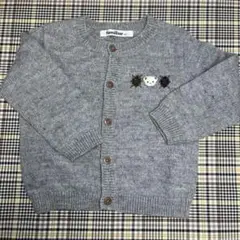 familiar グレー カーディガン 80