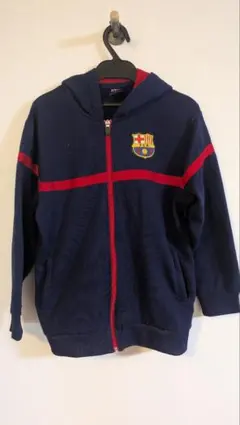 FCB BARCELONA パーカー 140 ネイビー/レッド