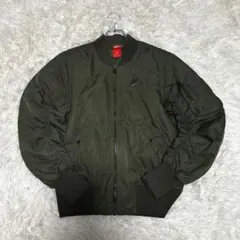 美品✨️NIKE ナイキ メンズ MA-1 フライトジャケット カーキ ブルゾン