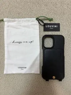 【LOUVINI iPhone16ケース】 黒