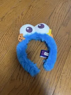 セサミストリート　クッキーモンスター カチューシャ 青