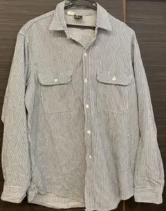 Prentiss ヒッコリー　ストライプシャツ USA製のサムネイル