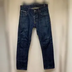 NudieJeAns coダークブルーデニム　赤耳　セルビッチ　W29
