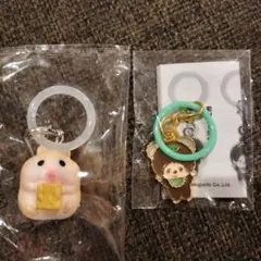 モンチッチ、ハムスター ミニチャーム 2点セット