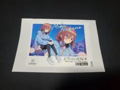 五等分の花嫁　サントリー　コラボ　ステッカー 中野 三玖