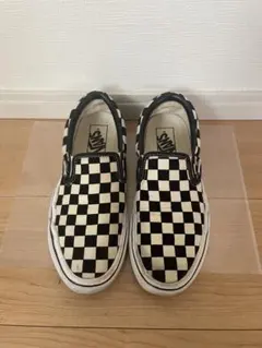 Vans チェッカーパターン スリッポン