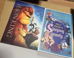 ポスターコレクション　ライオンキング眠れる森の美女の城ピノキオくまのプーさん