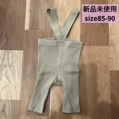【新品未使用】サスペンダー付き　ショートレギンス　ベビー　夏　85 90