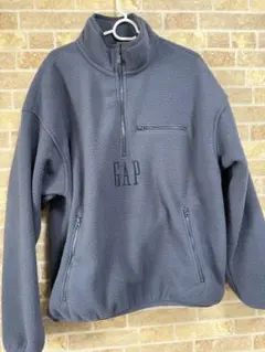 GAP ハーフジップ フリース プルオーバー ネイビーのサムネイル