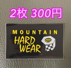 防水ステッカー　mountain hardwear 2枚　アウトドア　キャンプ