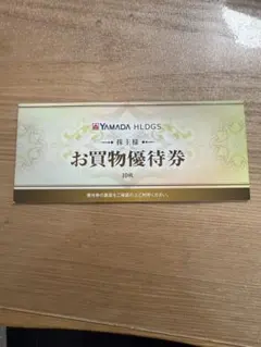 ヤマダ電機 株主優待券 5000円分
