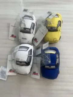 新品。数量限定。 頭文字Dマスコットチャーム 4個セット ぬいぐるみキーホルダー 新品。数量限定。 頭文字Dマスコットチャーム 4個セット ぬいぐるみ