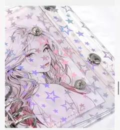 星柄シール帳 リフィル10枚付き A7サイズ 推し活 キラキラ 平成 レトロ